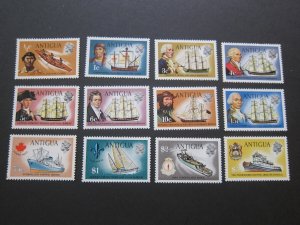 Antigua 1972 Sc 241a-257a set MNH