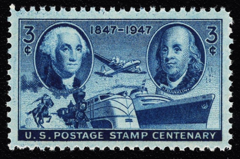 US 947 MNH VF 3 Cent U.S.Postage Stamp Centenary