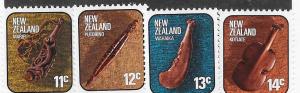 New Zealand #611-614 Maori Artifacts  (MNH)  CV $1.00