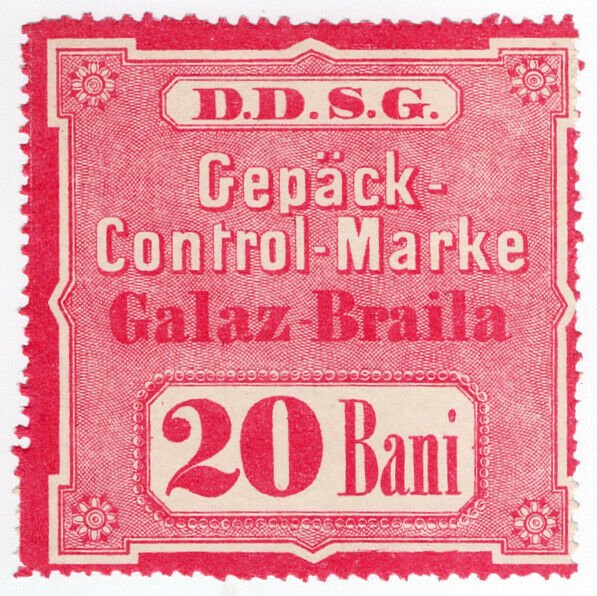 (I.B-CK) Austria Cinderella : Danube Steamship Company 20B (Parcel Stamp)