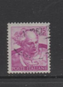 Italy  Scott#  816 used singles