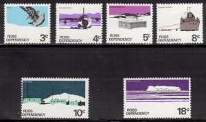 ROSS DEPENDENCY 1982 Scott Base; Scott L9-14, SG 9a-14a; MNH