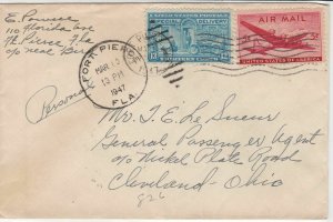 united states 1947 special delivery  stamps cover ref 20000