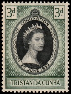 ✔️ TRISTAN DA CUNHA 1953 - CORONATION - SC.  13 MNH ** [5CW6]