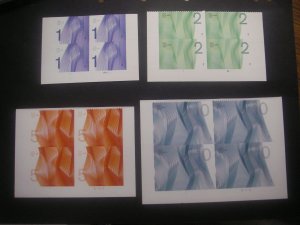 Scott 4717, 4718, 4719, & 4720 Waves of Color PB4 Set of 4, MNH Beauties