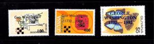 Guyana Scott #479-481, Unused, never hinged