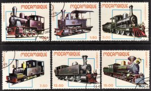 Mozambique Scott 656-61 complete set F to VF CTO.  FREE...