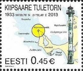 Estonia 2013 Kiipsaar Lighthouse Stamp MNH