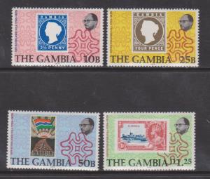 Gambia  Scott #  394-97   MNH