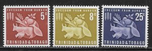 Trinidad & Tobago 110-2 Freedom From Hunger set MNH