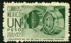 MEXICO G12, $1Peso 1950 Definitive 1st Printing wmk 279. MINT, NH. F-VF.