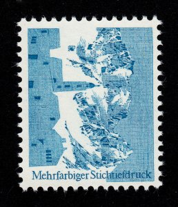 SWISS INTAGLIO-PRINTED TEST STAMP MEHRFARBIGER STICHTIEFDRUCK 1966 MNH-OG