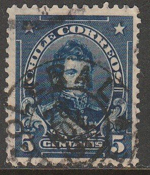 Chile 101, 5¢ BERNARDO O Higgins. Used.VF  (554)