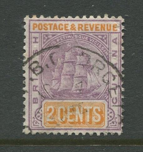 STAMP STATION PERTH British Guiana #132 - Seal Definitive Used Wmk 2 CV$0.25