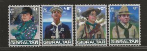 GIBRALTAR SC# 1080-83 FVF/MNH