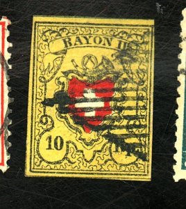 SWITZERLAND #8 USED FVF Cat $160