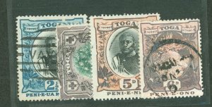 Tonga #42/44-46 Used