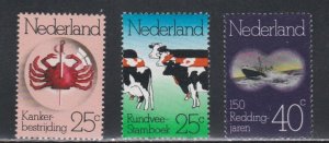 Netherlands # 515-517, Anniversaries, Mint  NH, 1/2 Cat.