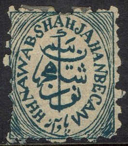 BHOPAL 1884 NATIVE TYPE ¼A
