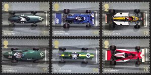 Great Britain 2007 - RACE CARS  -  MNH   # 2473-2478