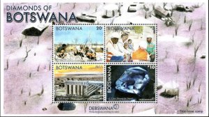 Botswana - 2023 Diamond Industry MS MNH**