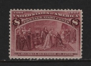 236 VF-XF  OG mint lightly hinged nice color cv $ 50 ! see pic !