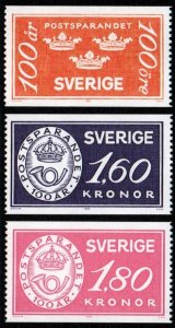 Sweden # 1483 - 1485 MNH