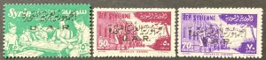 Syria/UAR 1959 #c26-8, Syria Issue O/P, **MNH**.