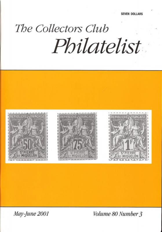 The Collectors Club Philatelist, Vol 80, No. 3, May-June ...