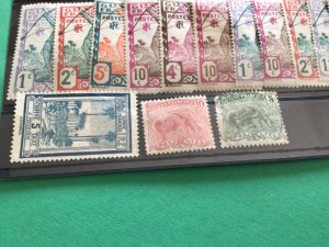 French Colonies mounted mint & used stamps  A14171