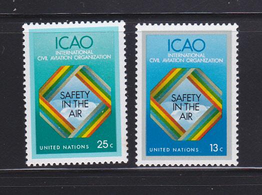 UN New York 298-299 Set MNH Safety In The Air