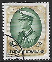 Thailand # 1877 - King Bhumibol - 15B. - used....(KlGr12)