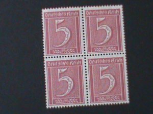 GERMANY-1921-SC#137-NUMERAL VALUE-10PF MNH- BLOCK-VF 103 YEARS OLD LAST ONE