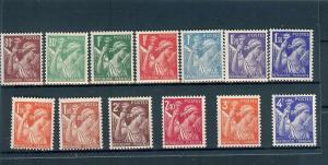 France, 375-87, Iris Singles,**MNH**