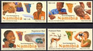 Namibia - 2003 Rural Development Set MNH** SG 941-944