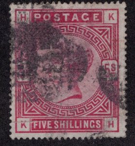 Great Britain #108 Five Shillings *Minor Fault* ~jm-0181