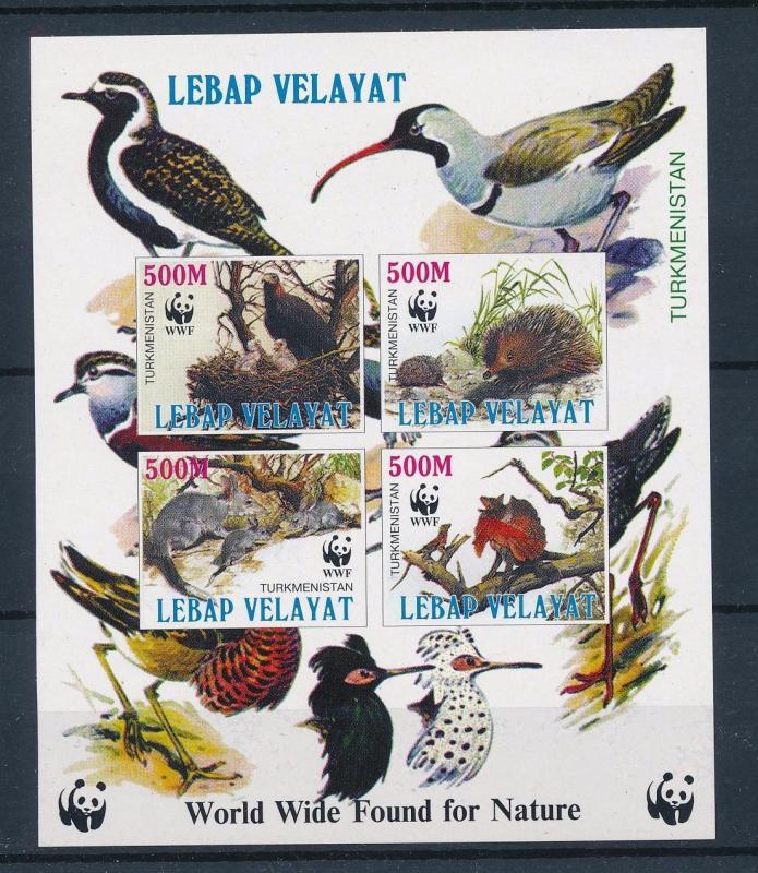 [53488] Turkmenistan Private issue  Birds Vögel Oiseaux Ucelli  MNH Sheet