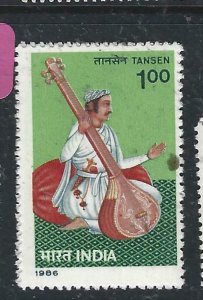 INDIA    (PP2807B) MUSIC    SG 1223   MNH