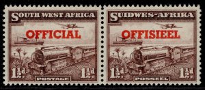 SOUTH WEST AFRICA QEII SG O30, 1½d purple-brown, NH MINT. Cat £35.