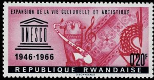 1966-1972 Group of 30 Used Stamps o Rwanda