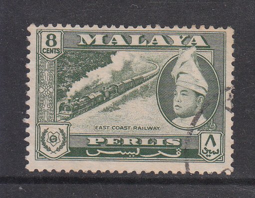 Malaya Perlis 1957 Sc 33 8c Used