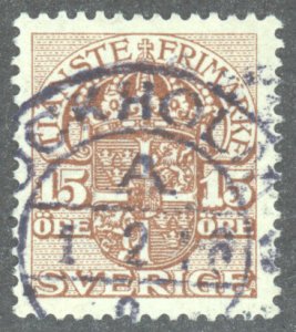 Sweden, Scott #o34, Used