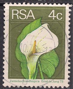 South Africa RSA 4c Flowers used stamp ( E1323 )