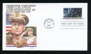 US 2697d 50th anniv WWII Prisoners of war UA Fleetwood cachet FDC