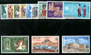 Uganda #83-94 Set Mint Never Hinged  Very Fine