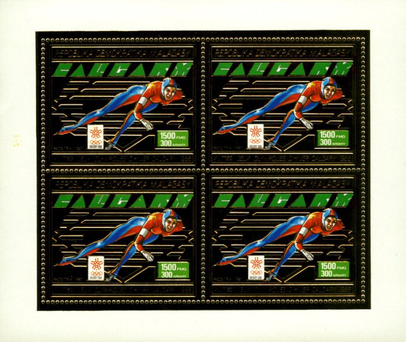 Juegos Olímpicos Calgary 1988 Edición De Oro - Perf. - Completo