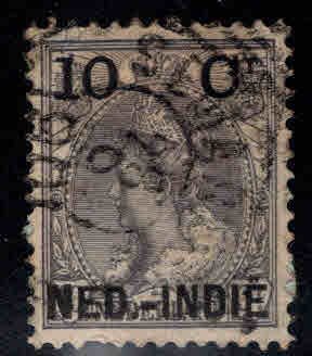 Netherlands Indies  Scott 31 used  surcharged stamp