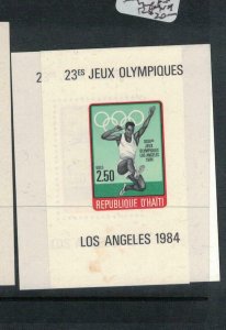 Haiti SC 802 Olympics 2 S/S Perf/imperf MNH (2eep)