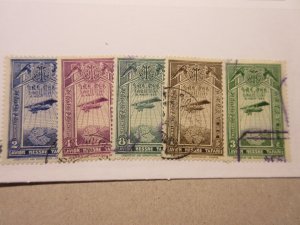 ETHIOPIA Scott C12, C13, C14, C15, C17 USED Cat $13.80