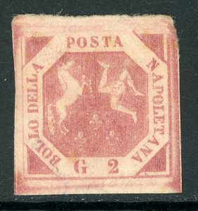 Italy 1858 Naples 2gr Scott #3 Mint O949 ⭐⭐⭐⭐⭐ 